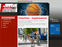 Tablet Screenshot of finishtime.de